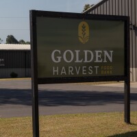 The outside of Golden Harvest Food Bank's volunteer center in the city of Aiken.
