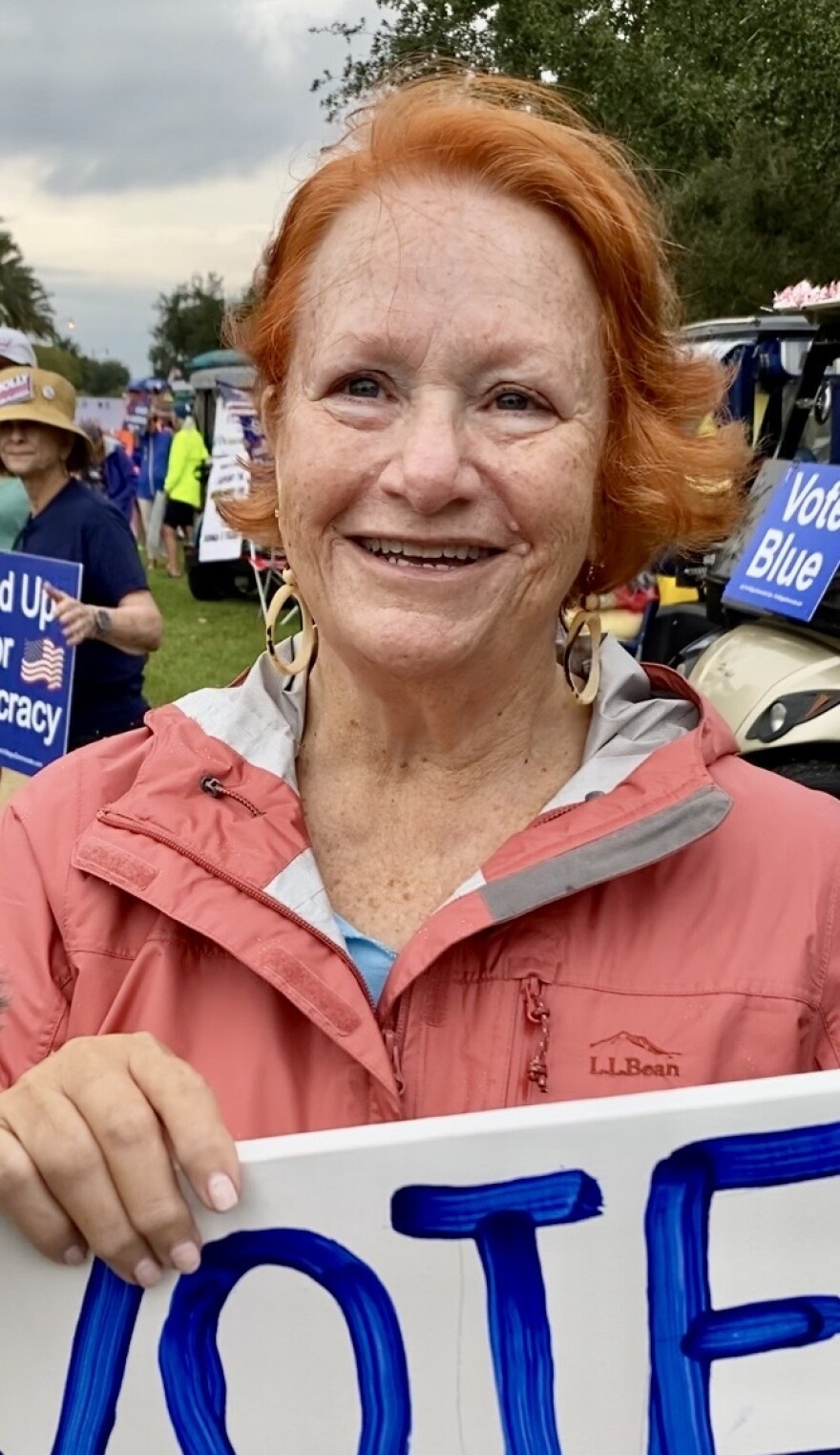 Peg Redmon, an independent voter in The Villages, said she’s already voted early and made all her friends to do so as well.