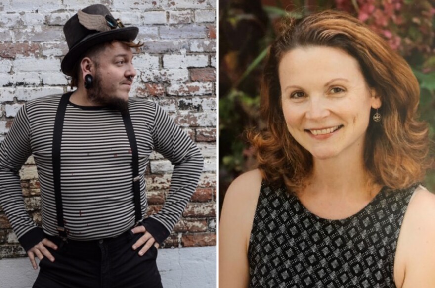 Maiz Vargas Sandoval, left, started Mal Maiz five years ago when he moved to Vermont from Costa Rica. Melita Sedic-Lawton, right, moved to Vermont in 1994 and has continued singing in Bosnian, Croatian and English.