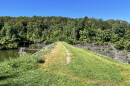 The dam at Lackawanna State Park.