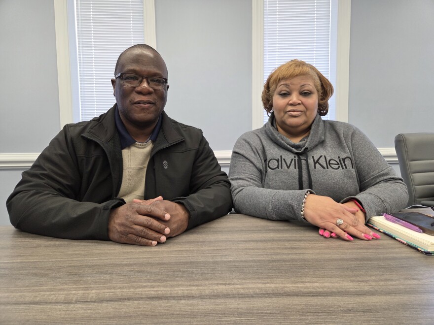 Antonio and Lynne Blow, parents of a student at Greene County Schools.