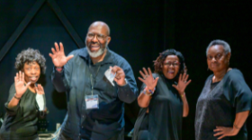 Participants in the Delaware Division of the Arts' "Creative Aging" program.