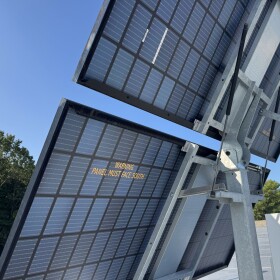 Solar panels.