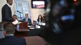 Broward County schools superintendent Robert Runcie gives testimony in front of the Marjory Stoneman Douglas High School Public Safety Commission in November at the BB&T Center in Sunrise. The commission has criticized the district for moving too slowly.