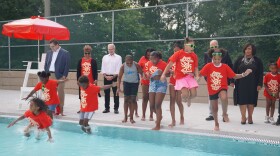 The City of Akron reopened the Perkins Woods Pool on the city's West Side on Aug. 15, 2023.