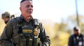 U.S. Border Patrol Commander at large Gregory Bovino looks on, Monday, Nov. 17, 2025, in Charlotte, N.C.