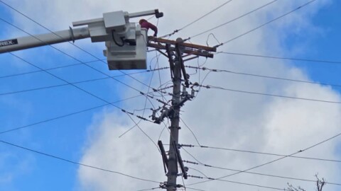 CUC crews repair primary lines in Rota.