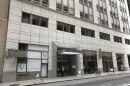 The external facade of 100 Montgomery Street in San Francisco's Financial District. 
