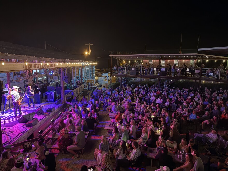 Despite it's size, Red River Station brings in a massive crowd.