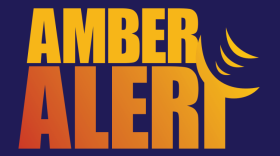 screenshot of amber alert graphic