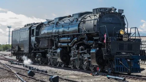 The Big Boy steam locomotive.