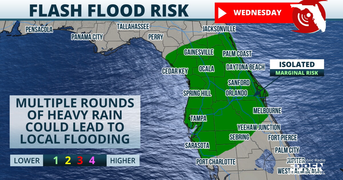 Severe storms and flood risks continue across Florida | WUSF