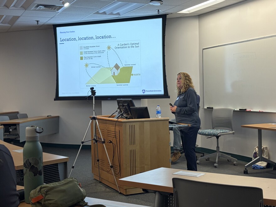 Suzanne Beck shared tips for deciding where to start a vegetable garden.