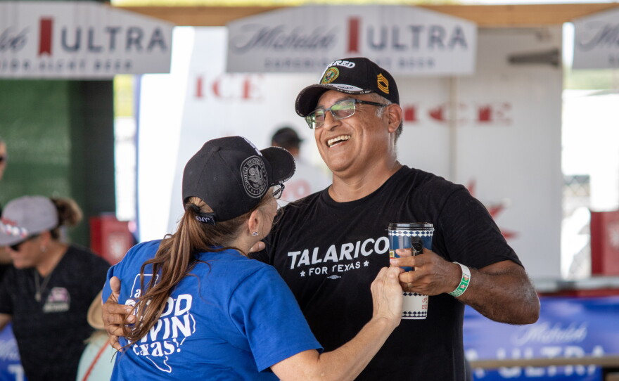 Pedro Perez and Clorinda Zawacki, both of Robinson, dance to the Praha Brothers polka music at Westfest on Saturday. Zawacki, whose family is Polish, travels to Czech, German and Polka festivals across the state to dance polka.