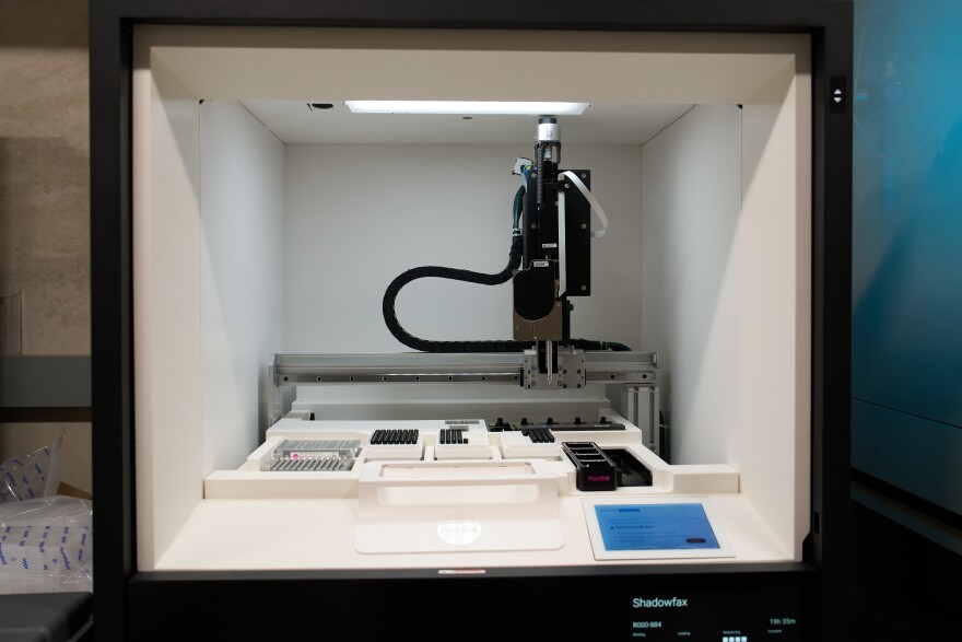 The Pacific Biosciences Revio, which can decode an entire human genome in one day, sits at the Salk Institute for Biological Studies in San Diego, Wednesday, Dec. 3, 2025.