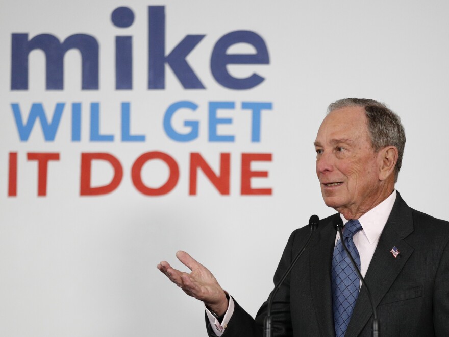 Despite not participating in the early contests, Bloomberg has already become a Twitter target of the president.