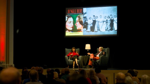 Illeana Douglas and Colin on stage at The Katharine Hepburn Cultural Arts Center in Old Saybrook, Connecticut, on September 15, 2026.