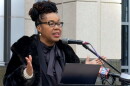Orange-Osceola State Attorney Monique Worrell addresses the crowd at her oath of office ceremony. "
