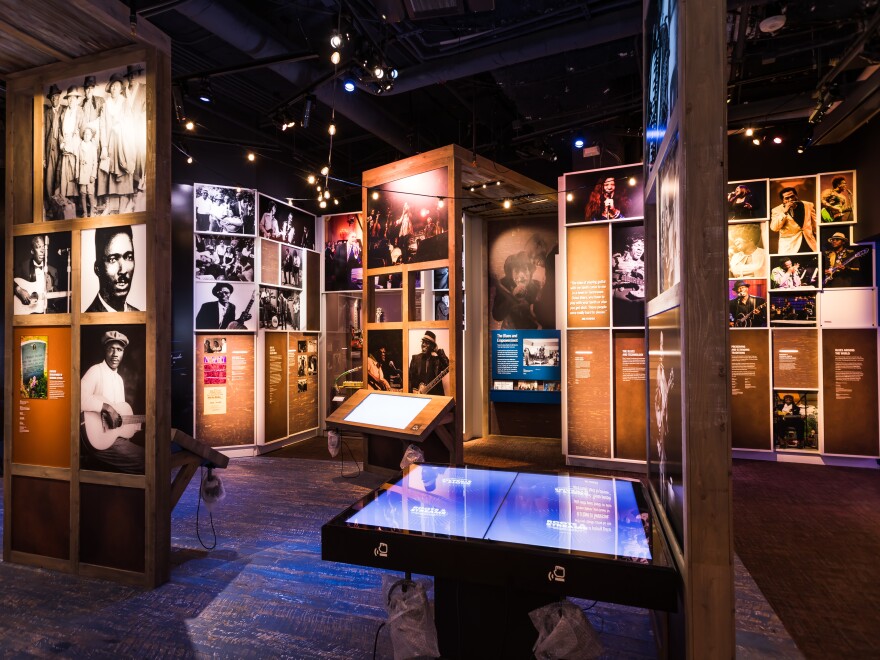 "Crossroads" Gallery at the National Museum of African American Music.