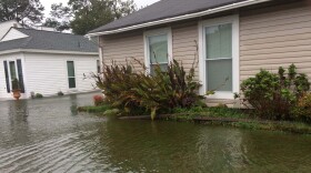 Photo by Jason Boleman, Capital News Service. Flooding in The Lakes neighborhood in Virginia Beach during 2016's Hurricane Matthew was some of the worst residents could remember.