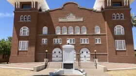 Memorial Hall is one of three buildings that still remain on the campus of Phoenix Indian School. The school operated for nearly 100 years near downtown Phoenix. (Peter O'Dowd)