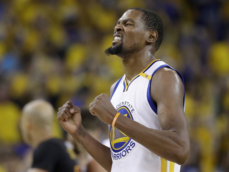 Golden State Warriors forward Kevin Durant.