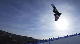 United States' Shaun White competes during the men's halfpipe finals at the 2022 Winter Olympics, Friday, Feb. 11, 2022, in Zhangjiakou, China.
