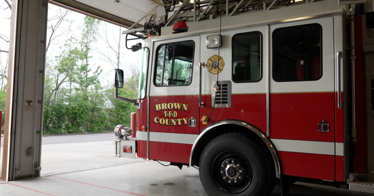 Brown County volunteer fire departments stretched thin amid spike in call volume, limited staff 