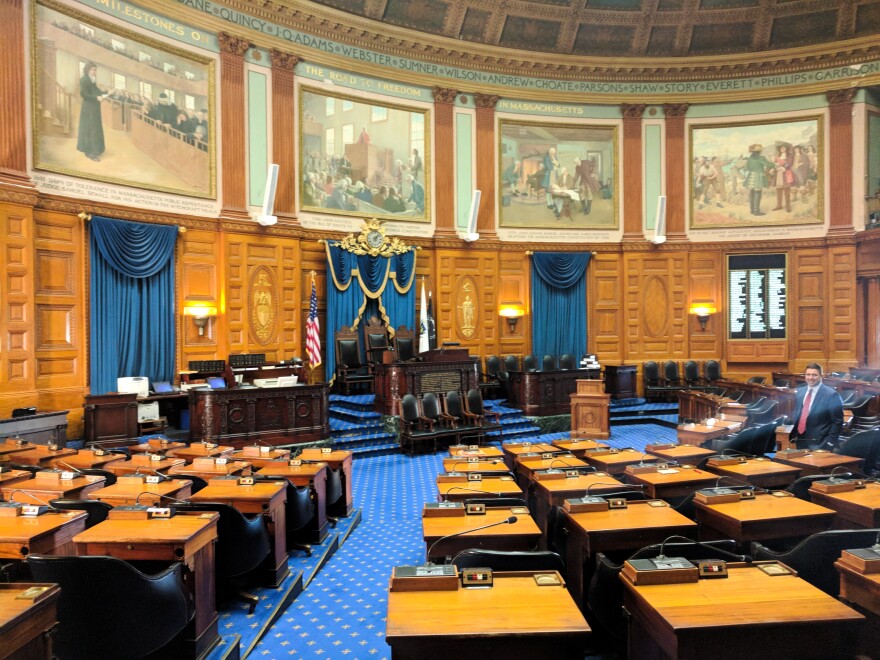 The Massachusetts House Chamber in November 2017.