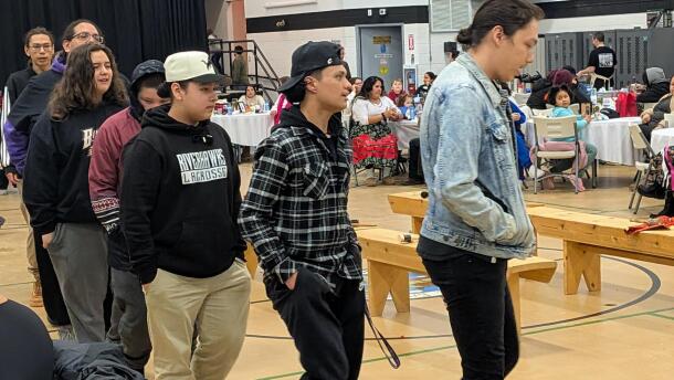 The Midwinter social at Fort Erie's Native Friendship Centre was a mix of traditional dancing, cultural teachings, food and social service outreach.