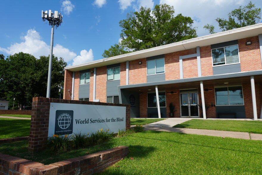 The World Services for the Blind building in Little Rock on July 21, 2026.