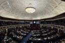 Lawmakers convene in a joint session in the Florida House of Representatives chamber to hear Gov. Ron DeSantis deliver the State of the State address on March 4, 2025.