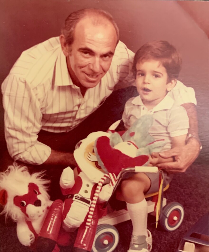 José Antonio Reyes, left, and his son, Marcos Reyes.