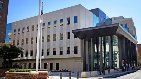 The hearing took place at the Forsyth County Courthouse in Winston-Salem. Photo courtesy of NCcourts.gov