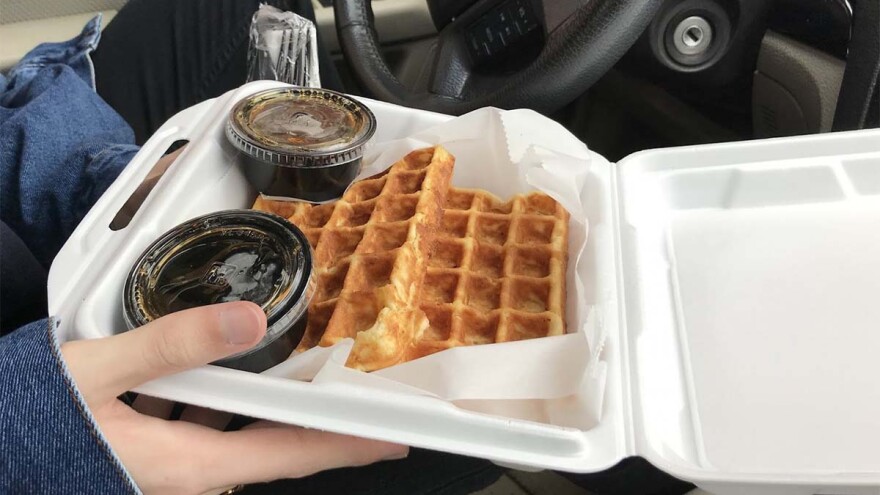 Plastic foam containers would be banned from food vendors at a later date under an amendment from Gov. Glenn Youngkin. (David Tran/ VCU Capital News Service)