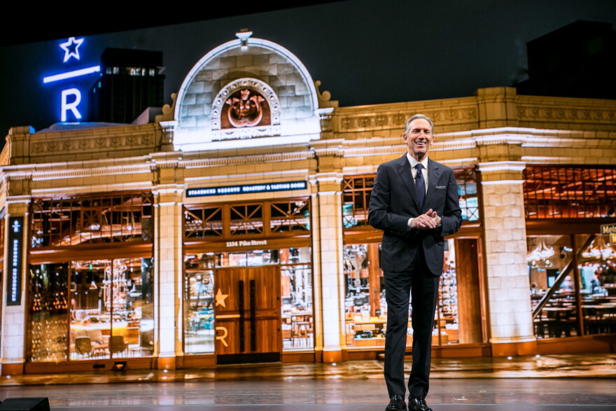 Starbucks CEO Howard Schultz.