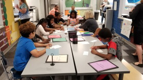 There's a new School of Economics opening downtown this month. Students from Brookside Charter got a chance to check out the space this summer.