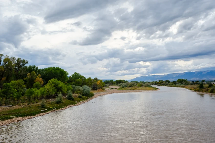 The Colorado River is pictured in central Garfield County earlier this week. The Colorado River District held its annual water seminar at Colorado Mesa University in Grand Junction on Friday.
