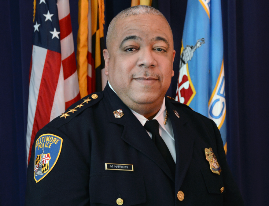 Michael Harrison was sworn in as the Baltimore Police Department's 41st Commissioner on March 12, 2019. (official BPD photo)