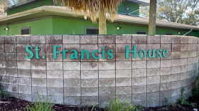 St. Francis House, located on South Main Street in Gainesville, has recently faced financial struggles. (Alex Land/WUFT News)