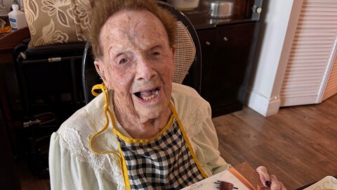 Holocaust survivor Malka Horwitz, who turned 110 on Monday, March 16, 2026