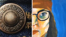 Rebecca Newton's new album "Blue Shirt" is her first solo project.