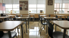 A High school classroom in Connecticut.