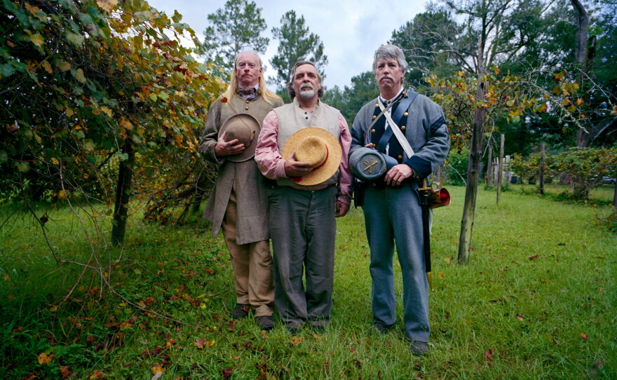 Ken McGhee, Bettle Bailer and Stephen Ellison, Magee Farm, Kushla.