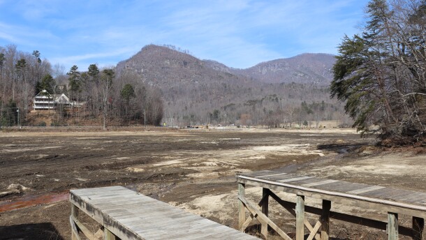 Lake Lure had to be drained 20 feet after Hurricane Helene so engineers could clean out all the silt and grime. The town is slowly refilling the lake, hoping it will be ready for business Memorial Day weekend.