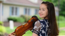 Violinist Anais Feller