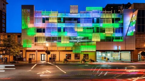 Helix garage in downtown Lexington