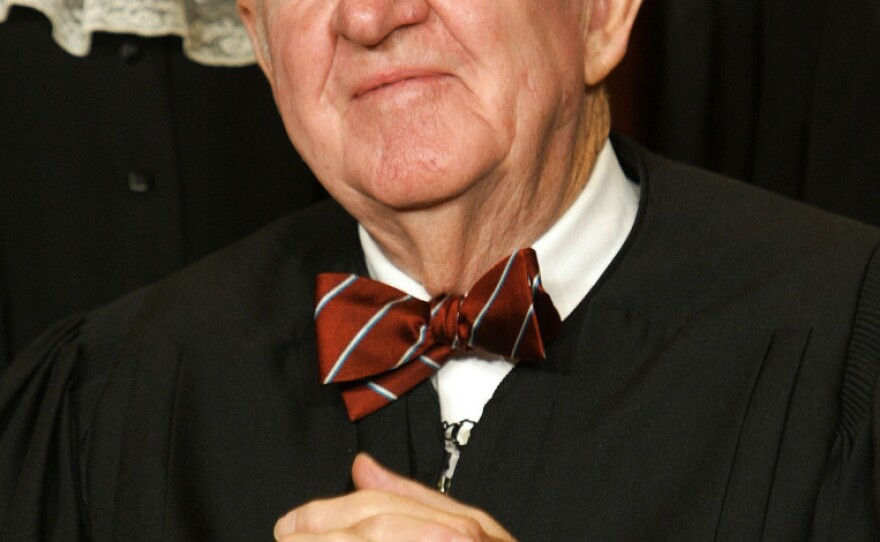 <p>John Paul Stevens, shown in 2003, served on the Supreme Court from 1975 to 2010.</p>