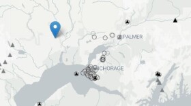 a map of an earthquake