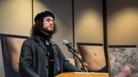 Arturo Gamboa spoke publicly to reporters for the first time since his arrest, at the Utah State Bar in Salt Lake City, Dec. 9, 2025.